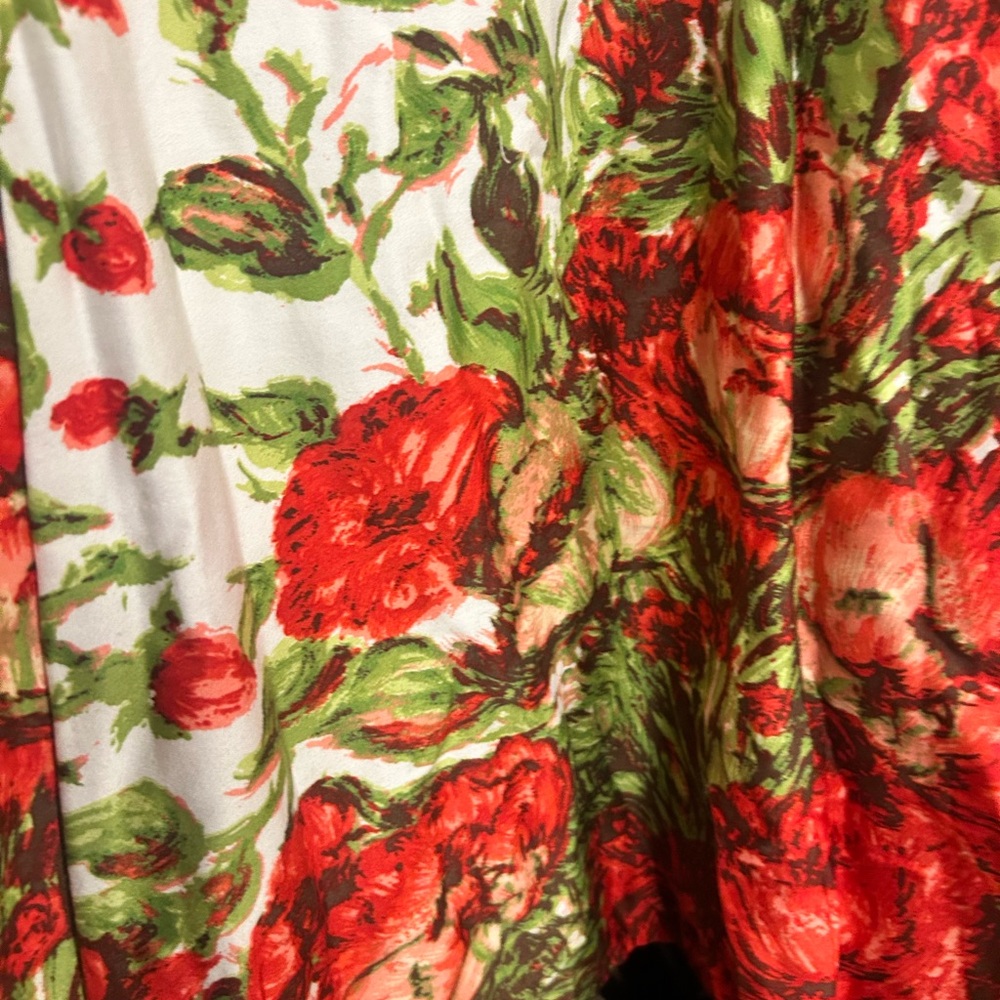 Rabbit Rabbit Rabbit Dress with Red and Green Details - Picture 3 of 4